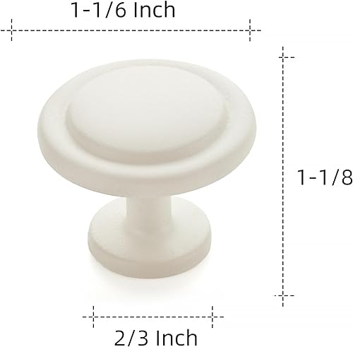 Miniatura 10 de Ravinte Paquete de 15 pomos de gabinete de cocina de 1-14 pulgadas, pomos para cajones, pomos de zinc esmerilado rosa, tiradores de cajones, pomos