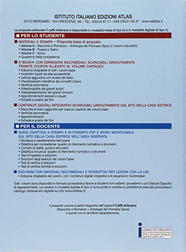Il Caffe' Letterario. Racconto E Romanzo. Antologia Dei Promessi Sposi. Per Le Scuole Superiori. Con E-Book. Con Espanione Online - 2