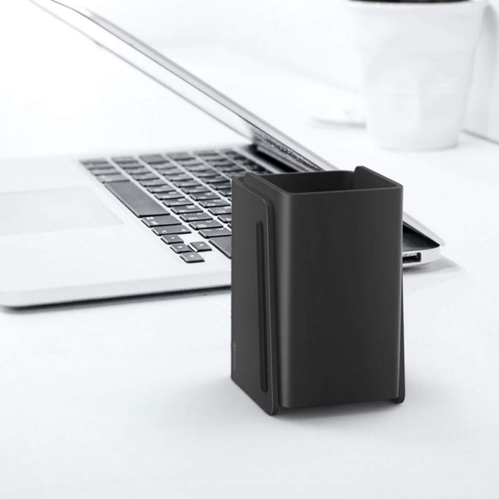 Portapenne da scrivania Portapenne Moda Multifunzionale Lega di Alluminio della Penna Supporto di Pot Desktop Oblique Penna for i rifornimenti Scuola Ufficio Organizzatore di Penne per Ufficio