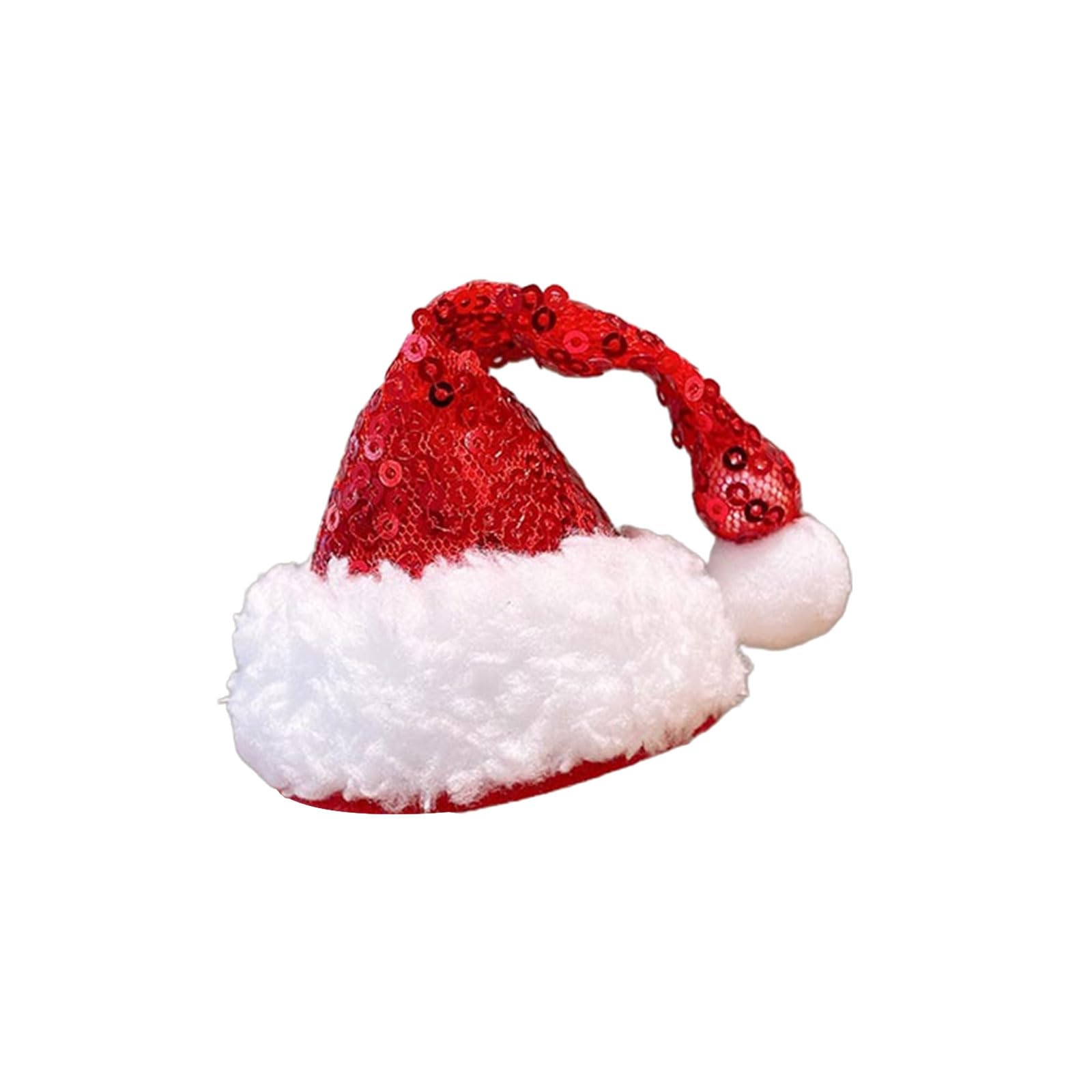 Tsophreniq Christmas Hair Clip Santa Hat Headband Women Girl Bowknot Hairpin Cosplay Headwear for Kids Party Holiday Party Decor Holiday Headband