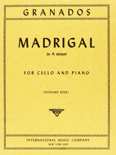 Couverture de Madrigal La Min