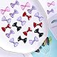 Netspower Hunde Haarschmuck Schleife Kopfschmuck, 50Pcs Haarnadel Haustiere Hundehaare Bögen Zubehör Pet Schmetterling Haarspange mit Gummibändern