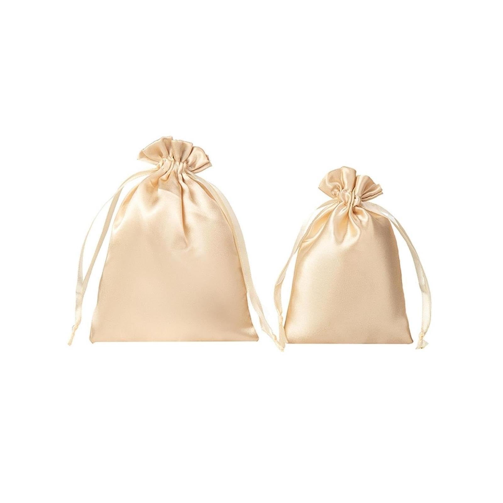 Borse in Satin per Scarpe Sacchetti con coulisse in raso da 20/50 pezzi