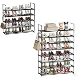 Zapatero de 5 Niveles+8 Niveles, Color Negro