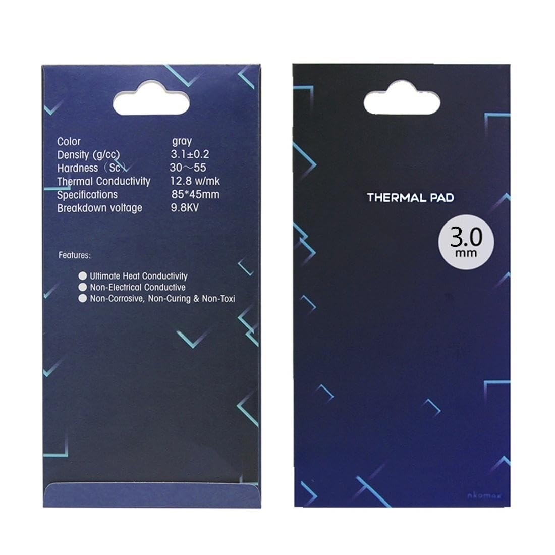 One enjoy Thermal Pad 12.8 W/MK, 85x45x3mm, Silicona Pad Termico para disipador térmico/GPU/CPU/LED (3mm)