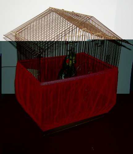 Bird Cage Skirt-Made in USA - Medium Size (Red)