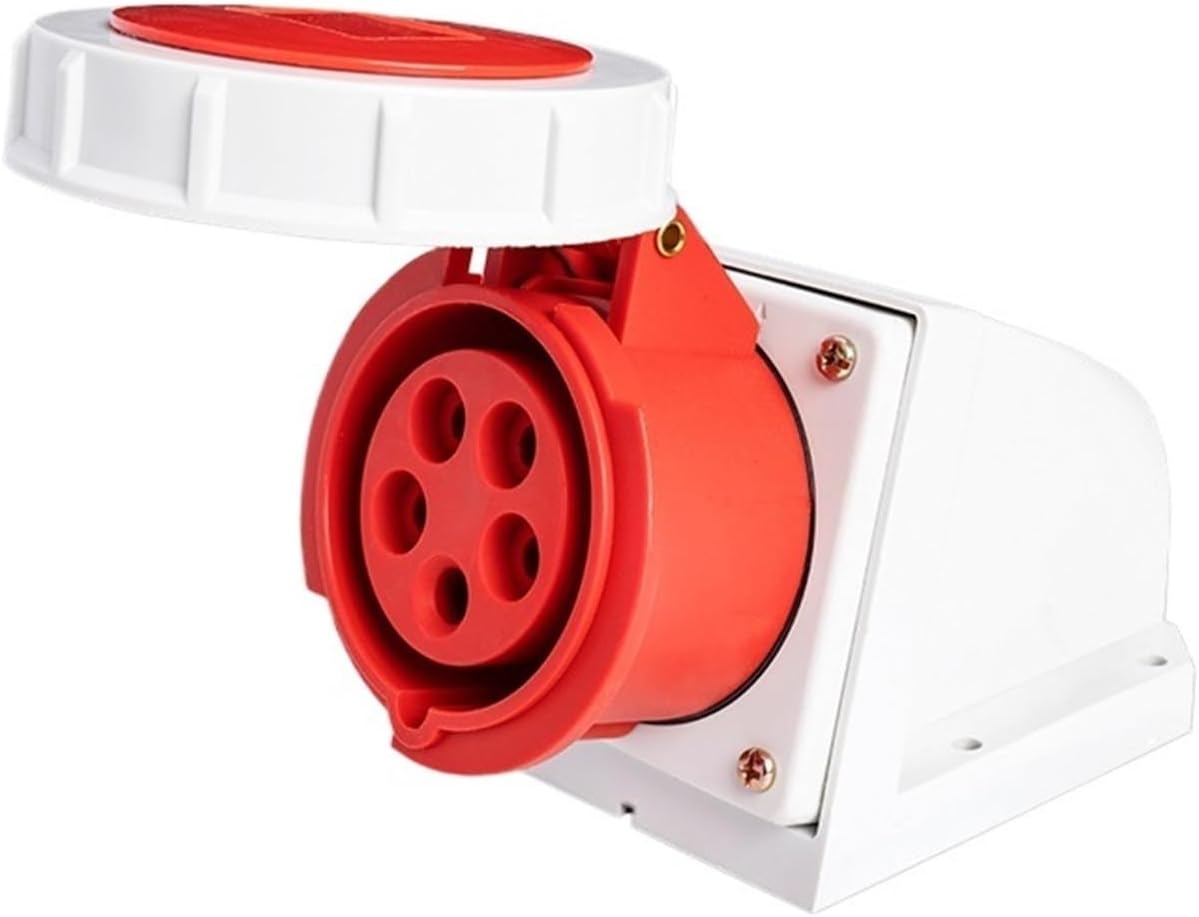 5-core 32A industrial connector IP67(Concealed straight socket)