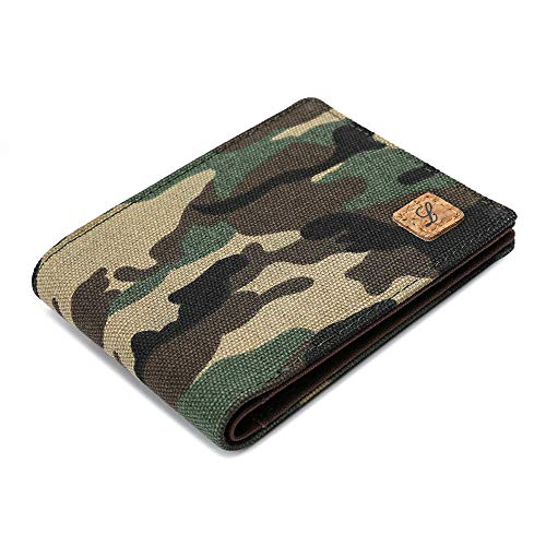 Image of Lanyani Minimalist Fabric Wallet Bifold RFID Blocking