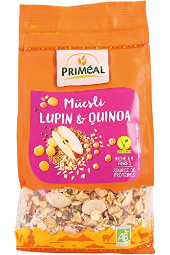 Muesli Lupin y Quinoa Bio Vegano Primeal