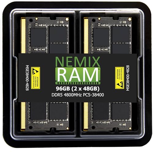 NEMIX RAM 96GB DDR5-4800 ECC SO-DIMM