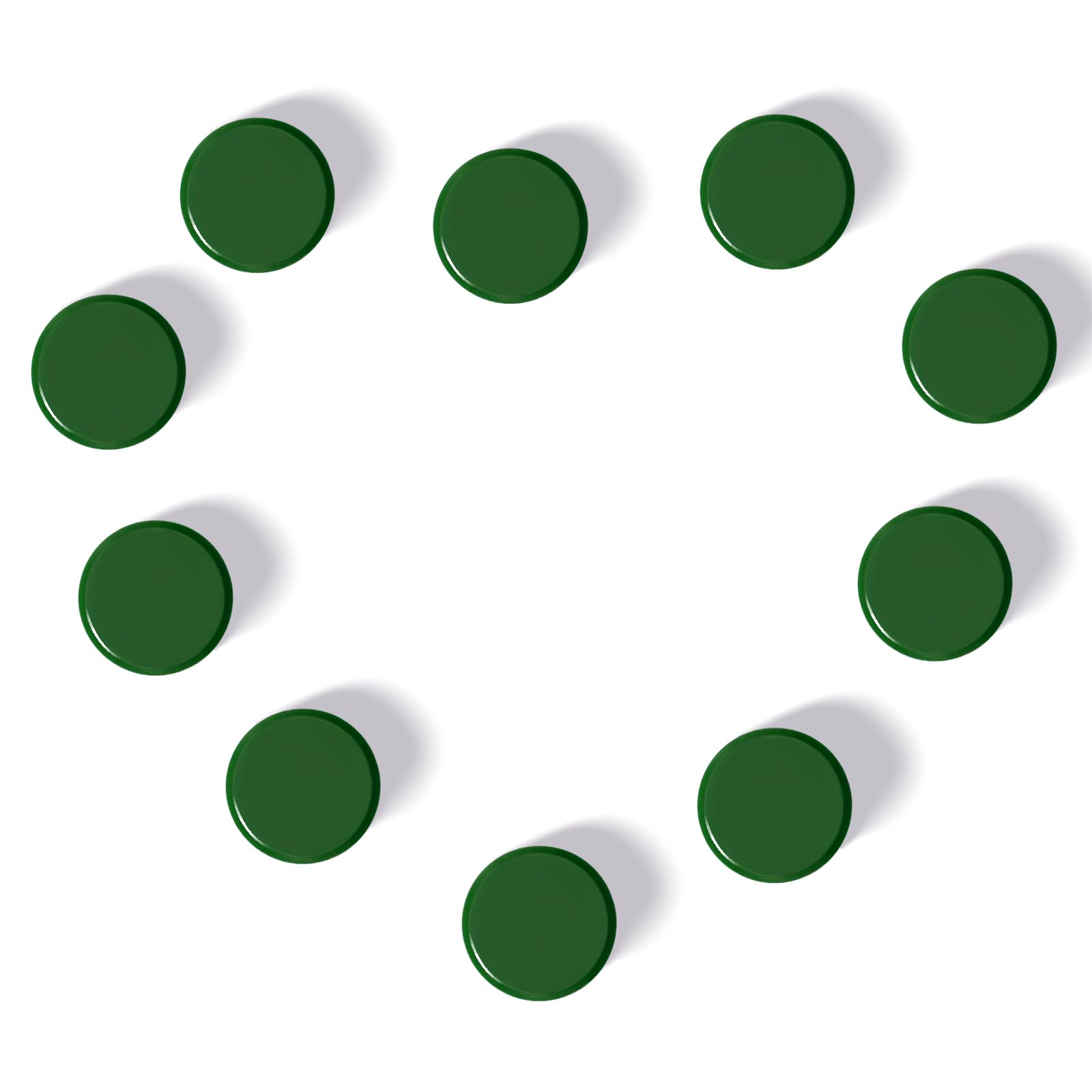 QOJOPU Fridge Magnets, 10Pcs Strong Small Magnets, Decorative Heavy Duty Refrigerator Magnets, Round Mini Cute Magnet for Whiteboard, Fridge, Locker,