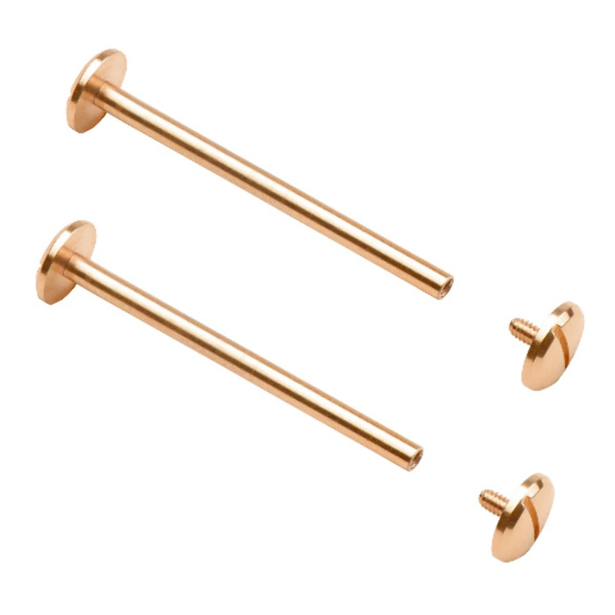 Ewatchparts WATCH STRAP SCREW TUBE (PINS) FOR MICHAEL KORS MK5412,MK5314, MK5410 MK8299 ROSE