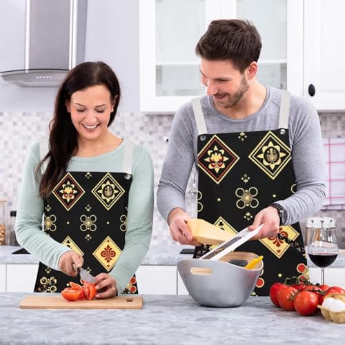 Tablier de serveuse multicolore idéal pour le service au bistrot - 6