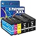 Produktbild Tito-Express PlatinumSerie 5 Patronen XXL kompatibel mit HP 950XL & 951XL Pigment-Tinte | Für HP OfficeJet Pro 276DW 251DW 8610 8660 8640 8630 8600 Plus 8616 8100 8600 8620 8615 8625 8600