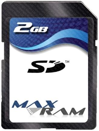 2GB MaxRam SD Memory Card for Canon Digital IXUS 40/50/750/II, Concord 3045, Fisher Price Kid-Tough Digital Camera, Fujifilm FinePix AV200/AV250/J25/JX200, HP PhotoSmart 945/E427/M22/M425/M425v, Kodak EasyShare C300/C310/C530/C633/C743/C875/CX7525/DX6490, Konica Minolta DiMAGE Z1, Nikon Coolpix L23/S3100, Polaroid PoGo Instant Digital Camera, PRAKTICA DC Slim 315, Samsung Digimax 401/A503/A6/S500, Vivitar ViviCam 7022/7024/DVR 508 Digital Video, VTech Kidizoom Camera Plus/Kidizoom & more