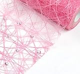 🍽Material: 100% Polyesterfaser; Das leicht transparente Material ist immer ein Blickfang und es lassen sich schnell wundervolle Effekte erzielen.