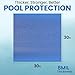 Sun2Solar Solar Pool Cover 8 Mil | 30 x 30 Ft Blue Solar Blanket | Square Swimming Pool Cover | Water Conservation & Debris Protection