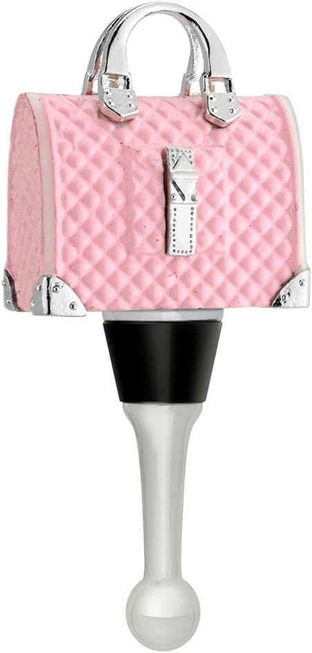 Epic Productsピンクハンドバッグボトルストッパー、マルチカラー