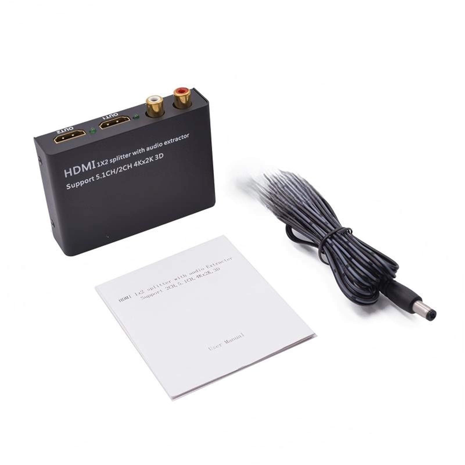 Splitter HDMI 1x2 1 * 2 con Ampia compatibilità, Facile da configurare