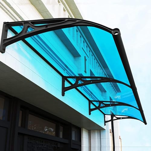 Auvent extérieur en polycarbonate haute résistance structure aluminium pour porte - 2