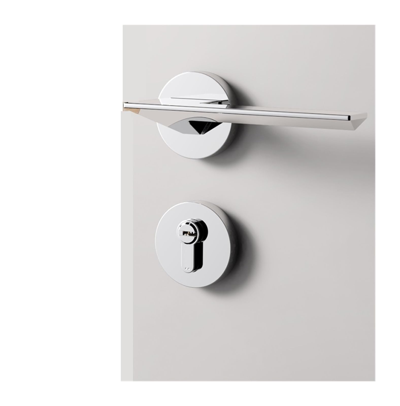 Serrure de porte intérieure simple serrure fendue italienne 35-50mm