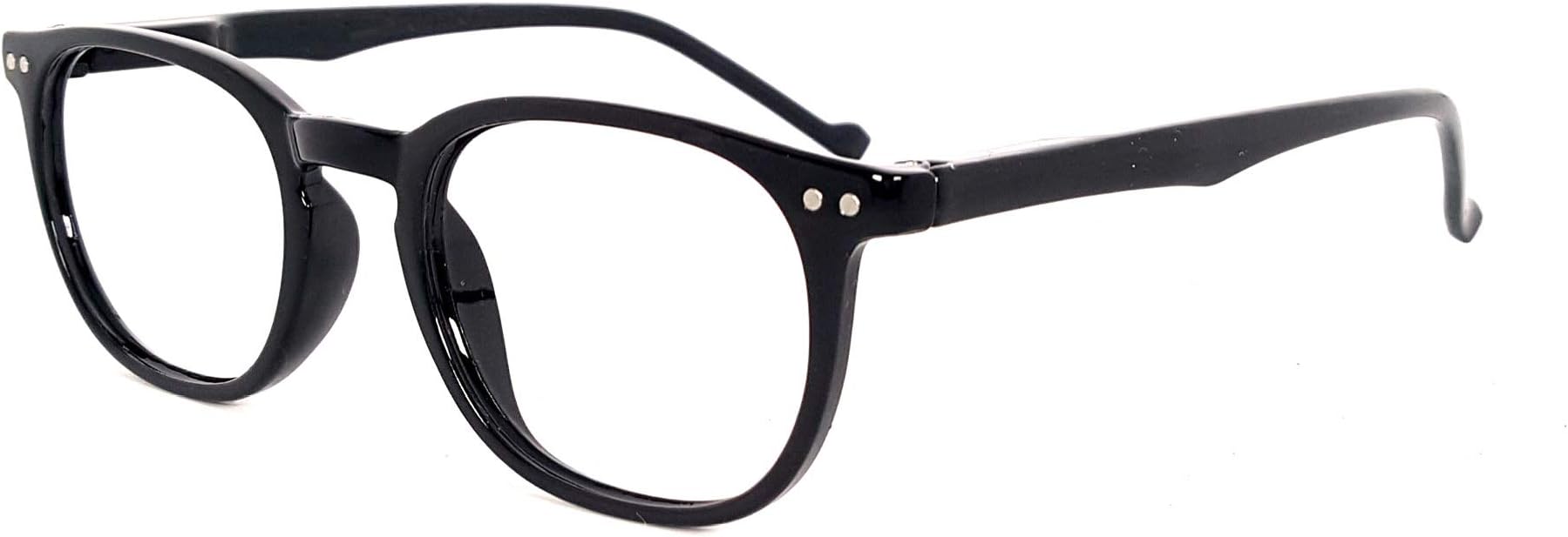 Blue Light Blocking Round Glasses– Anti-Fatigue Computer Eye Glasses to Prevent Headaches and Eye Strains Gamer Glasses