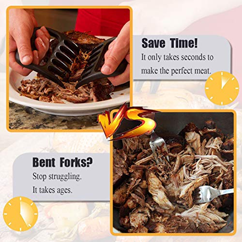Rulunar Meat Claws For Pulled Pork Smoking Meat Shredder Bear Caws Grilling Accessories Gifts For Men(2Pcs) #TOP4