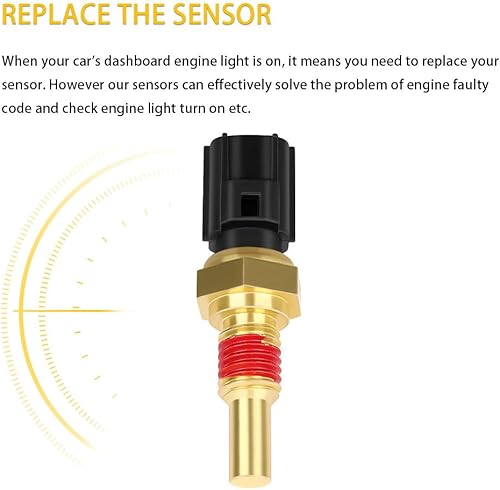 Miniatura 5 de OCPTY Sensor de temperatura de culata del motor para 8L3Z-6G004A 1998-2011 para Ford Crown Victoria, 2003-14 para Ford E-150,2003-05 para Ford E-150