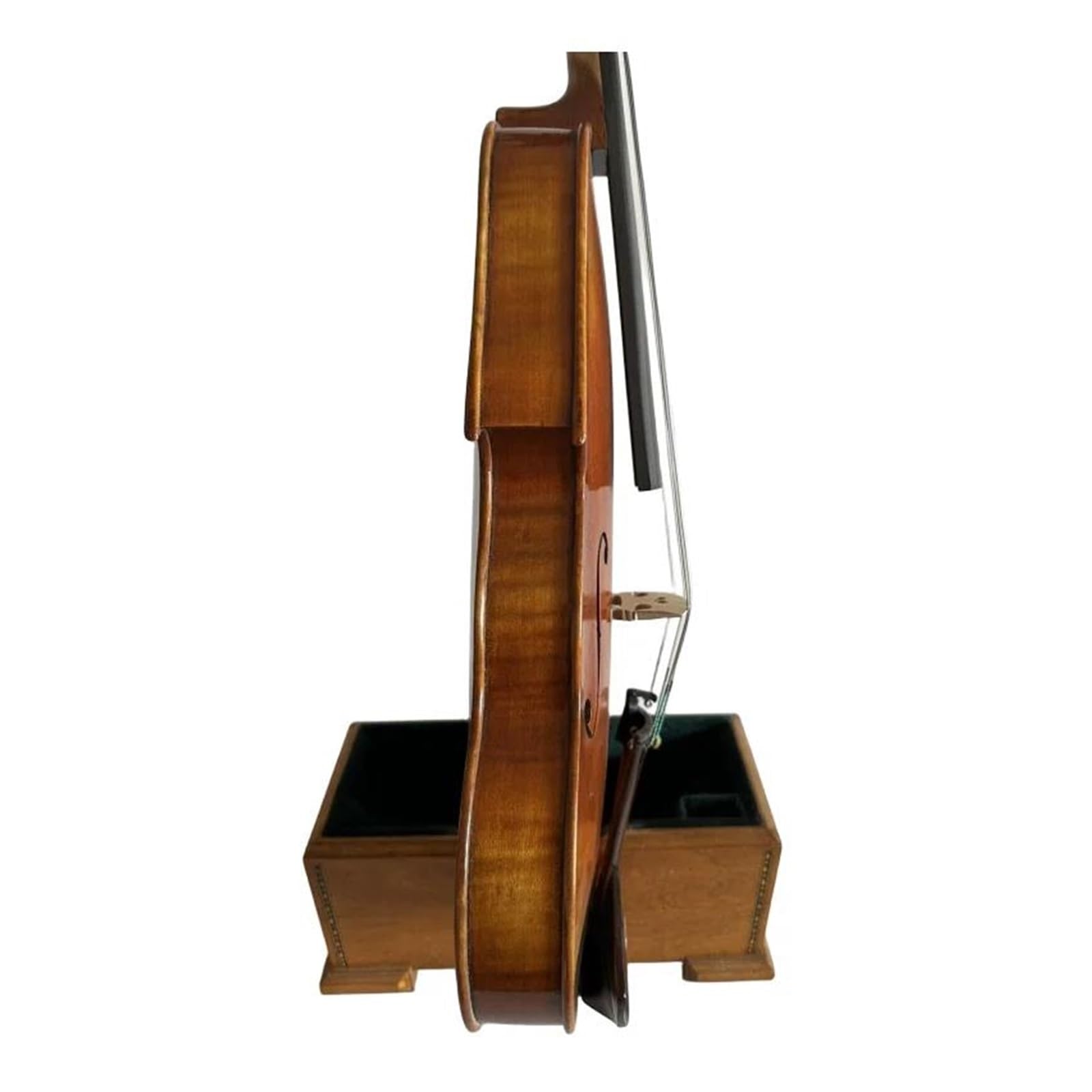 4/4 Skrzypce Klon Płomienisty Tył Świerk Wierzch Ręcznie Robiony Instrument Instrumenty Strunowe Skrzypcowe