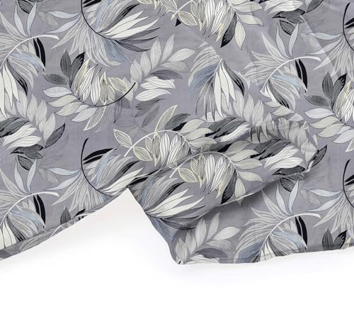Image of Amazon Brand - Umi Reversible Ultra Soft Double Bed AC Comforter /Blanket /Quilt /Rajai 220 GSM Microfiber Diamond Stitch (90 inch x 100 inch Inches /228cm x 254cm) - Comforter Double Bed | Grey & Black & White