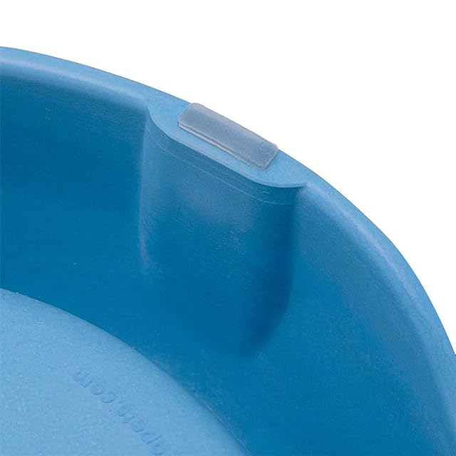 Foto 2 de 6 de Beco Tazón de bambú para Comida y Agua para Perros, Antideslizante, fácil de Limpiar, Azul, pequeño