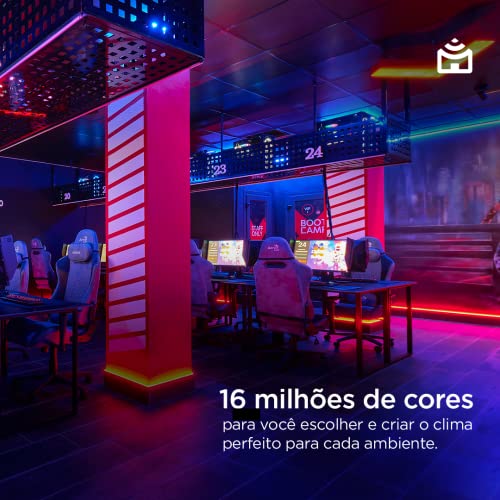 Smart Fita LED Wi-Fi RGB, Positivo Casa Inteligente, Controle pelo celular, Compatível com Alexa RGB