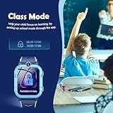 Blackview 4G Kids Smart Watch | GPS+LBS+Wi-Fi Tracker & SOS Function | 2-Way Video/Voice Chat/Calls/SMS | Sleep Monitor | Pedometer | Class Mode, Camera, Games | Birthday Gift for Boys Girls -2 Straps - Image 5