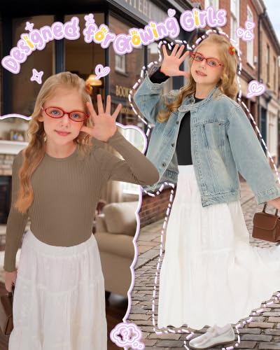 Image of 4 Pack Toddler Girls' Long Sleeve Shirts Cotton Tops
