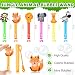 Winrayk Safari Party Favors, 24Pcs Jungle Animals Mini Bubble Wands for Kids Bubbles Bulk with Detachable Topper (6 Styles & Colors), Birthday Goodie Bag Stuffer Classroom Prizes Wild One Party Favors