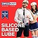Swiss Navy Premium Silicone Based Lubricant - 128 oz - Personal Lube for Men, Women & Couples - Condom, Latex Safe - Hypoallergenic - Unscented