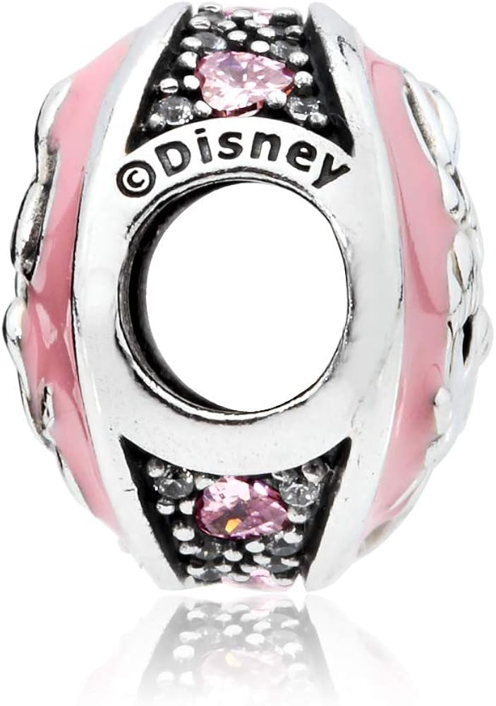 Pandora Disney Vintage Minnie Silver Charm with Pink Enamel & CZ 797170EN96, 1.16 cm x 1.16 cm x 1.16 cm - Image 3