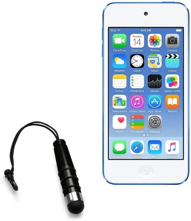 BoxWave Lápiz óptico compatible con Apple iPod Touch (6 generación 2015), mini lápiz capacitivo, punta de goma pequeña capacitiva para Apple iPod