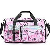 Borsa Sport Bambina- Borsone da Viaggio con Scomparto per Scarpe