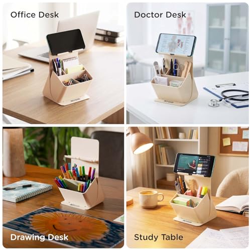 Image of eo Apex Pen Stand for Table with Mobile Holder and Desk Organiser