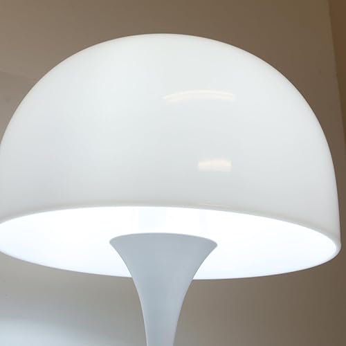 Alpinaluz Lampe de table moderne MEDUSA - 3 lumières G9, base métallique blanche, abat-jour en acrylique haute transmission, design élégant pour chambre, bureau ou table de chevet - 8