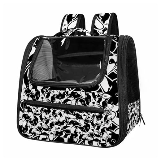 Durable French Bulldog Pet Backpack Carrier