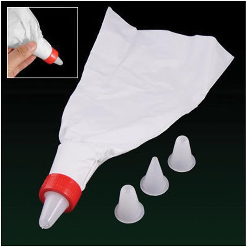 Icing Bag Cake Decorating Kit Set 5 Tips Supplies Tools Nozzles Piping Cupcake