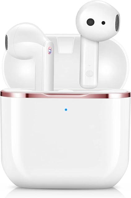 yobola Wireless Earbuds, Wireless Headphones, IPX5 Waterproof Wireless Earphones Touch Control, Bluetooth 5.1 Earbuds, 25 Hrs with USB-C Charging with Running