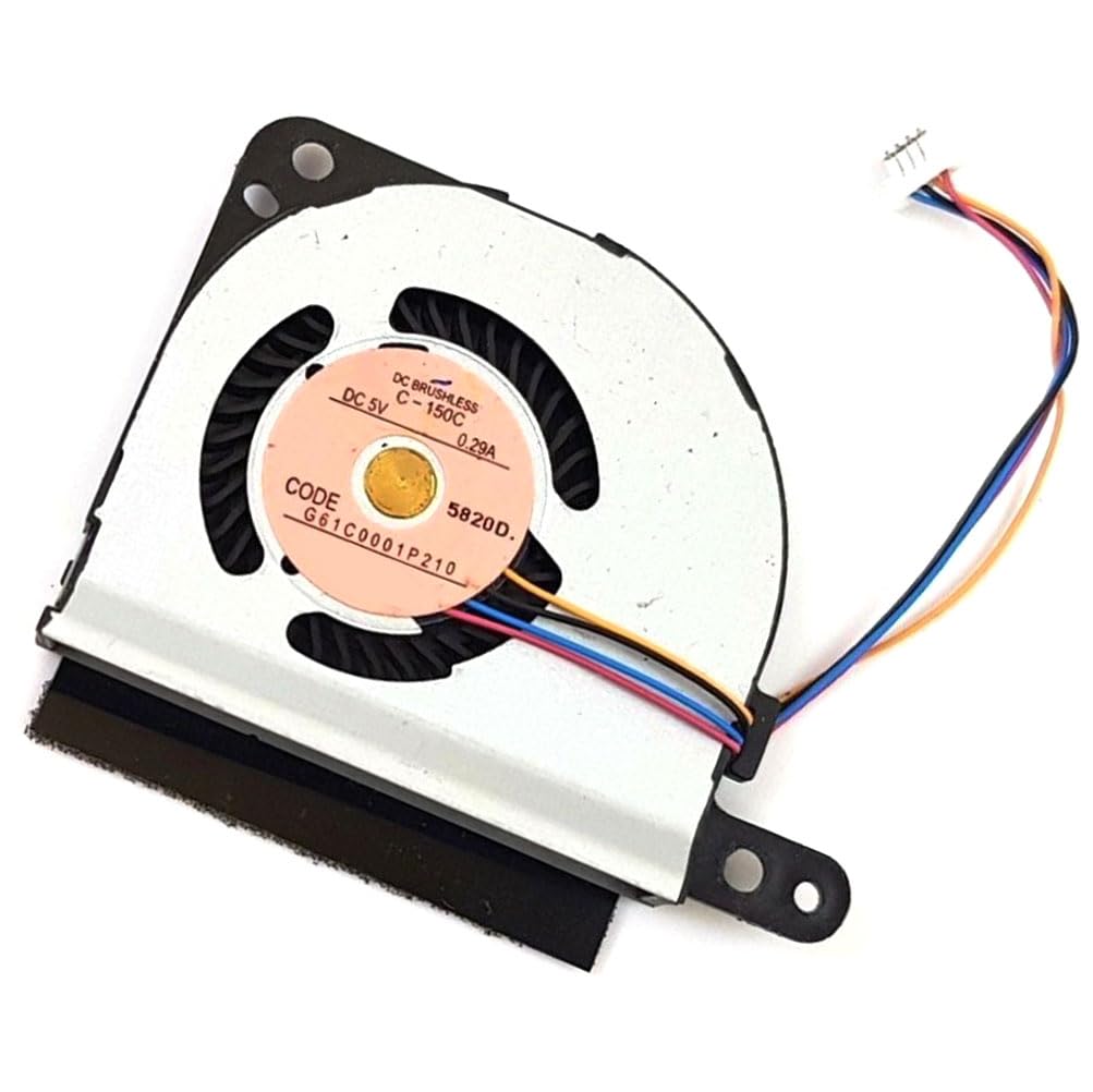 C-150C G61C0001P210 CPU Cooling Fan Replacement for Toshiba for Portege Z30 Z30-A Z30-A1301 Z30-AK31S AK01S AK03S AK04S Z30-B K20M S02M K10M Z30-B-100 Z30-C Z30T Z30T-A R63 Laptop 5V 0.29A 4PIN