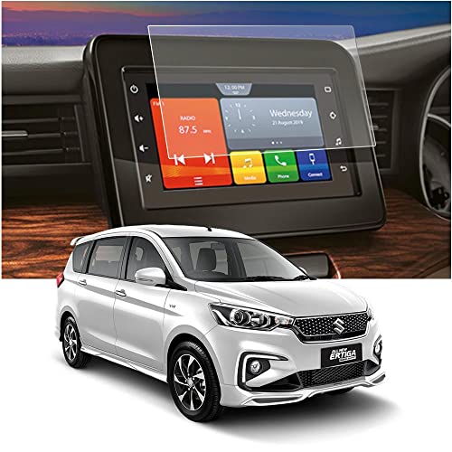 Image of 9H Screen Protector Guard Compatible For MARUTI SUZUKI ERTIGA Car Infotainment System (7 Inch) - Car Gps Navigation Display Touchscreen Protective Film accessories [Not A Tempered Glass]