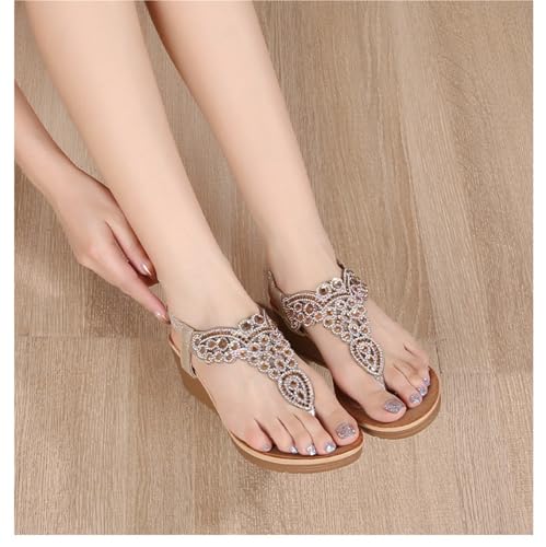 Summer Women Wedge Gladiator Sandals Flip Flop Shoes Women Casual Beach Sandals2