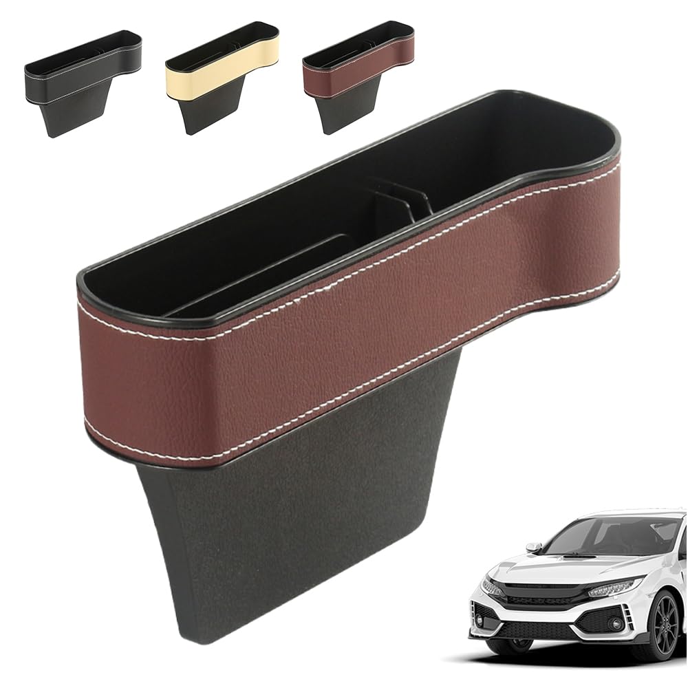 CHUOZI Car Seat Organizer, 2025 Multifunctional Gap Filler for Holding Phone, Sunglasses, Insert Organization Helps Reduce Distracted Driving (2 PCS Black)