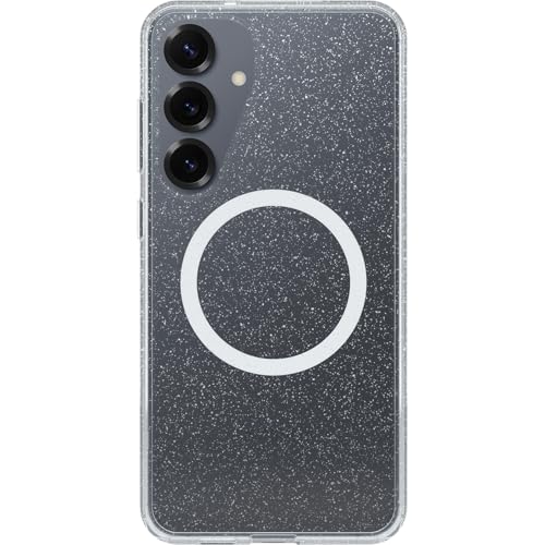 Image of OtterBox Symmetry Series Clear Case with Magnets for Samsung Galaxy S25+, Shockproof, Drop Proof, Protective Thin Case, 3X Tested to Military Standard, Stardust
