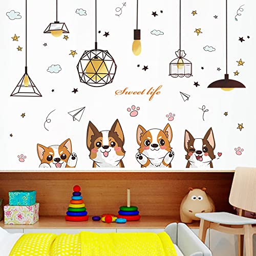 Vinilos Decorativos Wall Decals Achang Cute Corgi miniatura 6